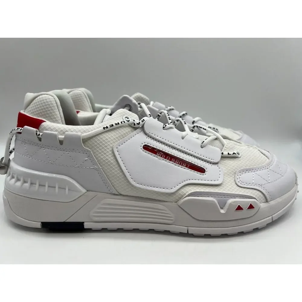 Polo Ralph Lauren Polo Sport PS200 SK LTL White Sneakers Men's Size 11.5